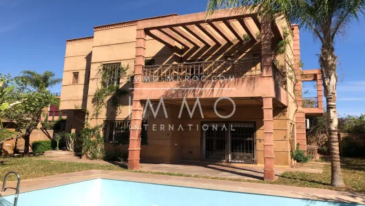 Location villa Marocain épuré Marrakech