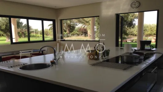 Vente villa Moderne agence immobiliere de luxe marrakech Marrakech Extérieur Route Ourika