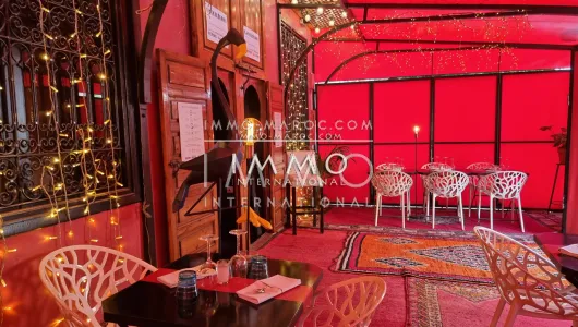 Local commercial à vendre Restaurant Marrakech Centre ville Guéliz