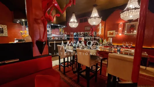 Vente local commercial Restaurant Marrakech Centre ville Guéliz
