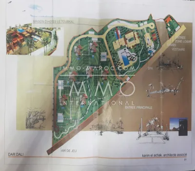 achat terrain Terrain a lotir Marrakech Extérieur Route Ouarzazate