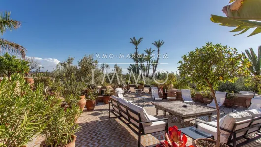 Villa à louer immobilier luxe à vendre marrakech Marrakech Palmeraie Bab Atlas