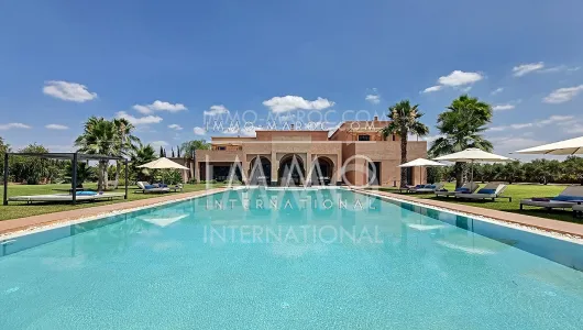 Vente villa Marocain épuré immobilier luxe à vendre marrakech Marrakech Extérieur Route Ourika