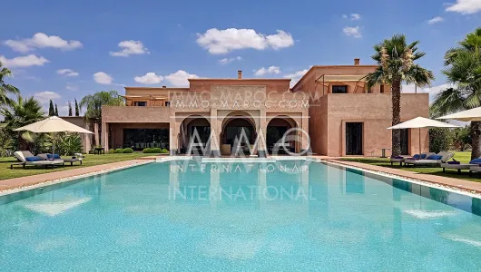 villa vente Marocain épuré propriete luxe marrakech à vendre Marrakech Extérieur Route Ourika