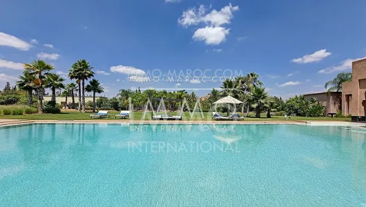 Maison à vendre Marocain épuré luxueuses Marrakech Extérieur Route Ourika