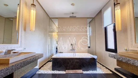 Vente villa Marocain épuré prestige a vendre Marrakech Extérieur Route Ourika
