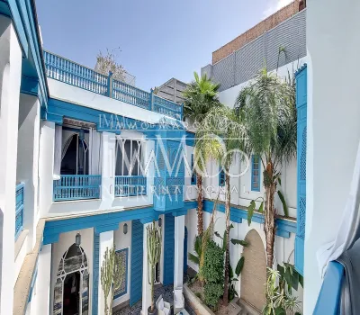 Vente riad Marocain immobilier luxe à vendre marrakech Marrakech moins de 10 minutes de la place