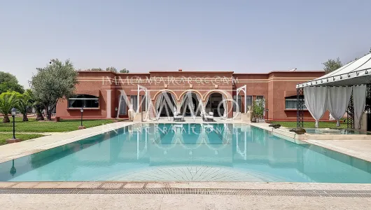 Vente maison Marocain épuré de prestige Marrakech Extérieur Route Ourika