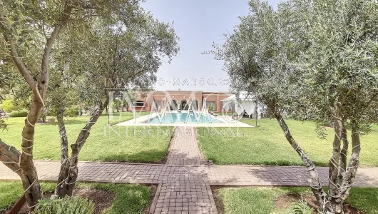 villa achat Marocain épuré immobilier luxe à vendre marrakech Marrakech Extérieur Route Ourika