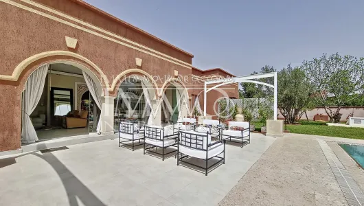 villa vente Marocain épuré de prestige Marrakech Extérieur Route Ourika