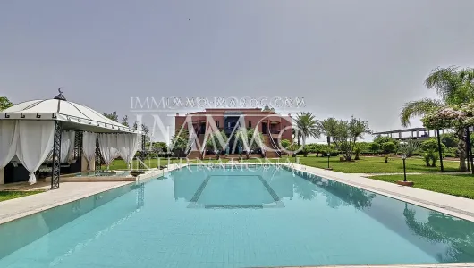 Achat villa Marocain épuré agence immobiliere de luxe marrakech Marrakech Extérieur Route Ourika