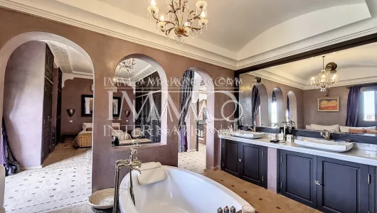 Villa à vendre Marocain épuré agence immobiliere de luxe marrakech Marrakech Extérieur Route Ourika