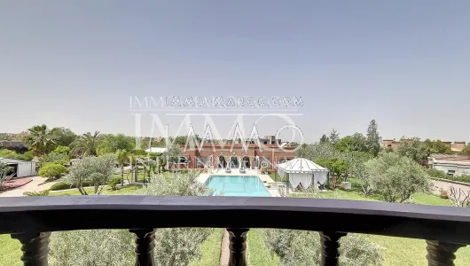 Vente villa Marocain épuré prestige Marrakech Extérieur Route Ourika