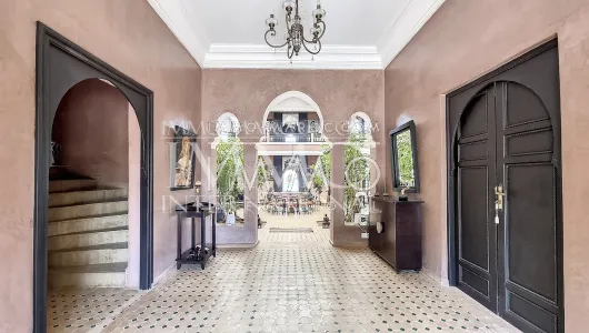 Vente maison Marocain épuré luxe Marrakech Extérieur Route Ourika