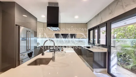 Vente villa Marocain épuré luxe Marrakech Extérieur Route Amizmiz