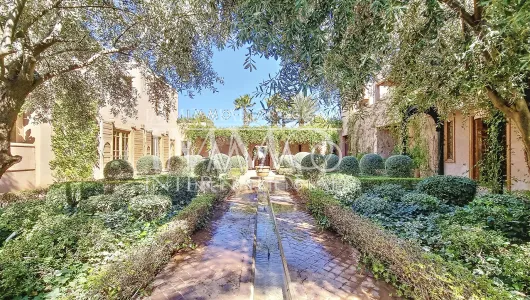 Achat villa Marocain épuré luxe Marrakech Extérieur