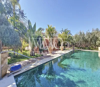 Vente villa Marocain épuré biens de prestige Marrakech Extérieur