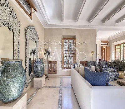 villa achat Marocain épuré Marrakech Extérieur