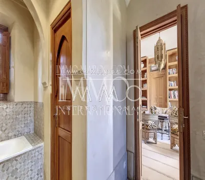 villa achat Marocain épuré luxe Marrakech Extérieur