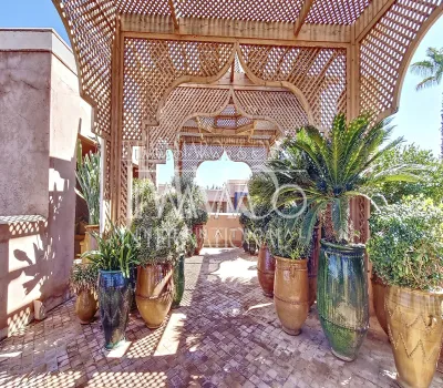 Vente villa Marocain épuré de prestige Marrakech Extérieur