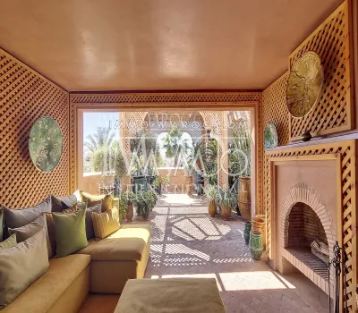 Vente villa Marocain épuré prestige a vendre Marrakech Extérieur