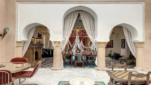 Vente villa Marocain épuré Prestige Marrakech Palmeraie Bab Atlas