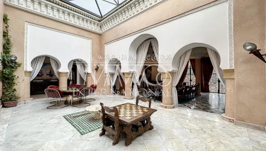 villa achat Marocain épuré haut de gamme Marrakech Palmeraie Bab Atlas