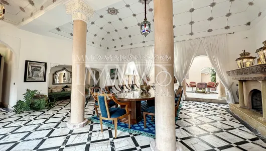 Achat villa Marocain épuré biens de prestige Marrakech Palmeraie Bab Atlas