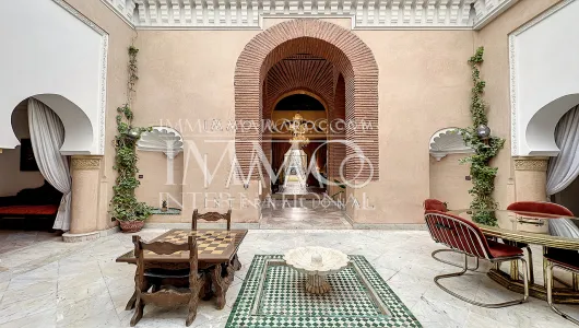 Achat villa Marocain épuré luxueuses Marrakech Palmeraie Bab Atlas