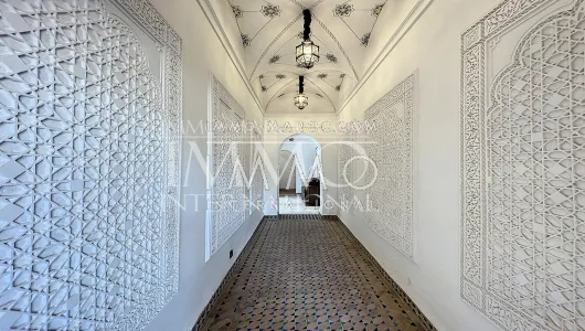 Achat villa Marocain épuré de prestige Marrakech Palmeraie Bab Atlas