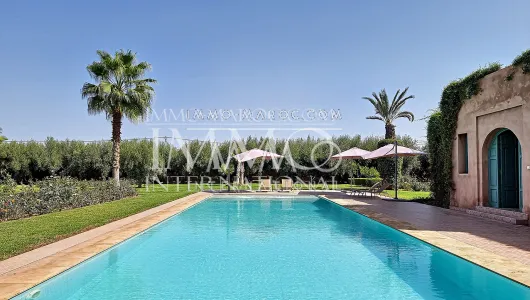 Vente villa Contemporain Marrakech Extérieur Route Sidi Abdellah Ghiat