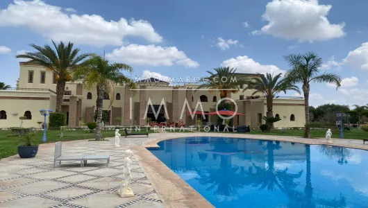 Vente maison Marocain luxe Marrakech route ourika