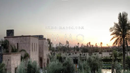 Vente villa luxe Marrakech Palmeraie Bab Atlas