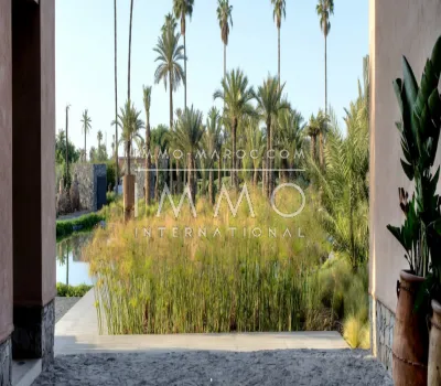 Vente villa prestige Marrakech Palmeraie Bab Atlas