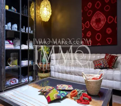 Vente maison Marocain épuré luxueuses Marrakech Extérieur Route Amizmiz