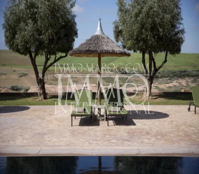 villa vente Marocain épuré immobilier luxe à vendre marrakech Marrakech Extérieur Route Amizmiz