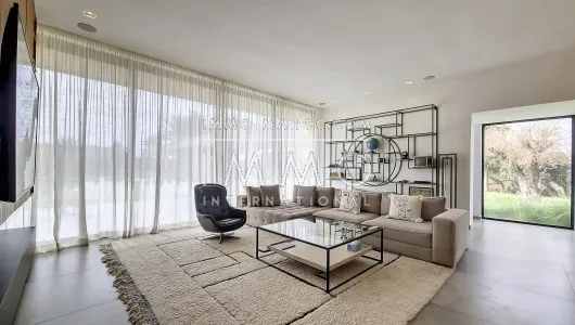 villa vente Marocain épuré luxueuses Marrakech Extérieur Route Amizmiz