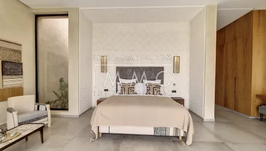 Vente villa Marocain épuré luxe Marrakech Extérieur Route Amizmiz