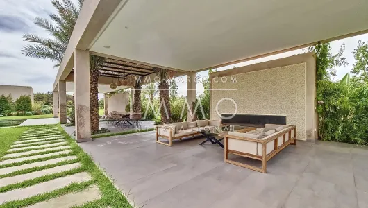 Villa à vendre Marocain épuré luxe Marrakech Extérieur Route Amizmiz
