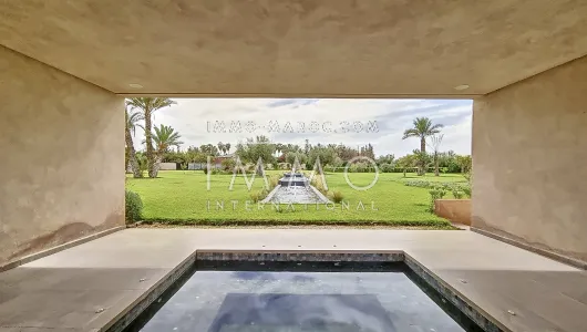 Vente villa Marocain épuré de prestige Marrakech Extérieur Route Amizmiz