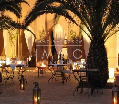 acheter maison Marocain épuré luxe Marrakech Palmeraie