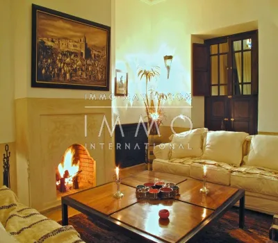 acheter maison Marocain épuré haut de gamme Marrakech Palmeraie