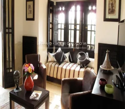 villa achat Marocain épuré Marrakech Palmeraie