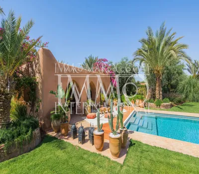 Vente maison Marocain épuré luxe Marrakech Extérieur Route Fes