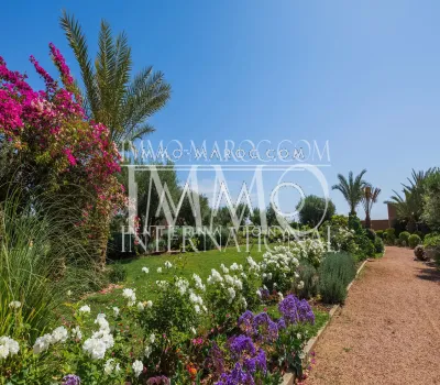 Vente maison Marocain épuré biens de prestige Marrakech Extérieur Route Fes