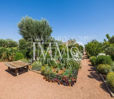 Vente villa Marocain épuré propriete luxe marrakech à vendre Marrakech Extérieur Route Fes