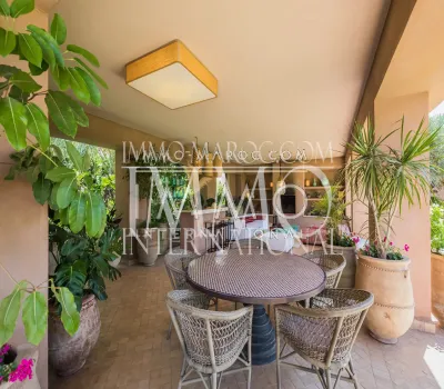 Vente villa Marocain épuré prestige a vendre Marrakech Extérieur Route Fes