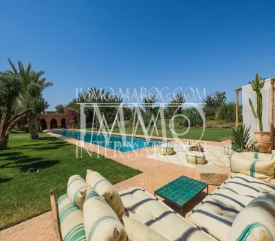 Vente maison Marocain épuré immobilier luxe à vendre marrakech Marrakech Extérieur Route Fes