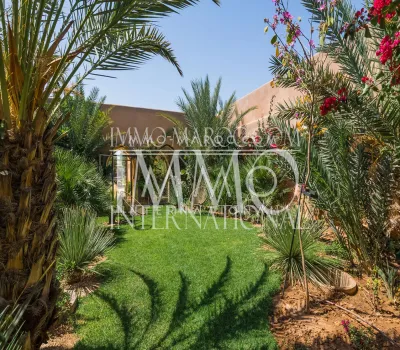 villa vente Marocain épuré prestige Marrakech Extérieur Route Fes