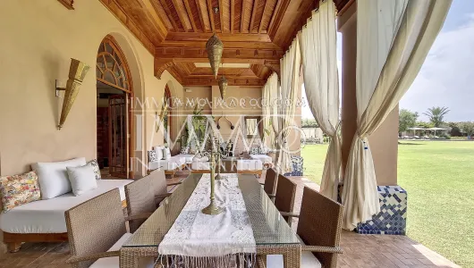 Vente villa Marocain biens de prestige marrakech Marrakech Extérieur Route Sidi Abdellah Ghiat